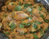 A picture of step 1 of Mutton Pepper fry.