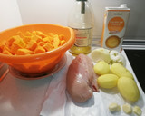Foto del paso 2 de la receta: Crema de calabaza, pollo y queso crema