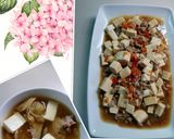 Hình bước làm 4 của món Đậu hũ Tứ Xuyên (phiên bản Việt)