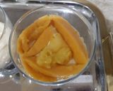 A picture of step 2 of Mango delight.