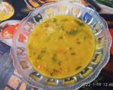 A picture of step 14 of Dal Palak.