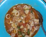 Foto langkah ke 6 dari resep Cumi Asin Saus Tomat.