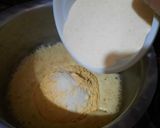 A picture of step 2 of Suji ka Halwa.