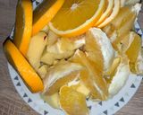 Mézes naranccsal és almával töltött kacsa recept fázis 2 fotója