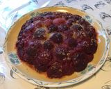 Une image de l'étape 11 de Gâteau aux pêches de vigne,yaourt et vanille.