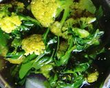 A picture of step 2 of Broccoli Almond Soup.