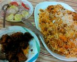 A picture of step 7 of Student Biryani (Beef Biryani).