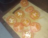 Foto del paso 2 de la receta: Pechuga adobada con papas fritas y tomate frito a la provenzal