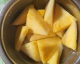 Foto langkah ke 2 dari resep Es Buah Tropical (Apel Nanas Markisa Anggur Sirup Terong Belanda).