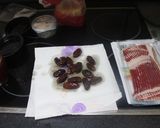 A picture of step 4 of Bacon-Wrapped Dates Stuffed with Cream Cheese.