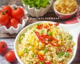 Foto langkah ke 4 dari resep Nasi goreng buncis telur keju.