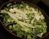 A picture of step 1 of Cabbage & Fennel Tofu Ramen Noodle Soup.