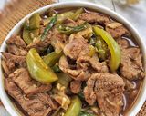 Foto langkah ke 5 dari resep Tumisan Daging Tomat Hijau.