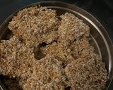 A picture of step 4 of Amaranth Ladoo.