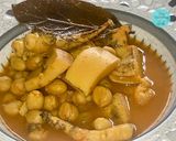 Foto del paso 4 de la receta: Garbanzos con Choco/Sepia 🦑