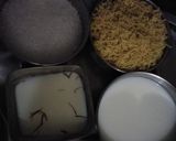 A picture of step 1 of Sev burfi Mithai.