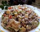 عکس مرحله 2 از دستور سالاد لوبیا چیتی