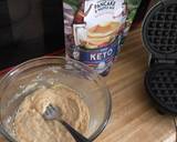 Low Carb Keto Friendly Maple Coconut syrup Waffle