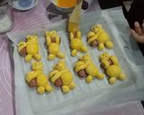 Foto langkah ke 10 dari resep Roti Teddy bear karater.