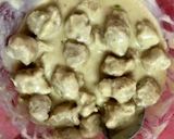 A picture of step 5 of Soya chunks Manchurian.