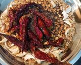 A picture of step 4 of Idli Milagai Podi/South Indian Gun powder/Idly podi.