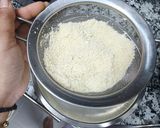 A picture of step 2 of Rose Kaju Katli.