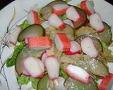 Foto del paso 4 de la receta: Ensalada Kanikama, pepinos, rabanitos