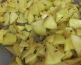 A picture of step 2 of Kohlrabi Fry.
