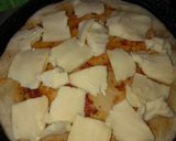 Foto del paso 4 de la receta: Pizza de crudo con rúcula 👌