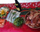 Foto del paso 1 de la receta: Pata de cordero al Malbec, papas, champiñones al disco
