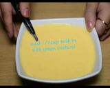 A picture of step 1 of Fruit custard.