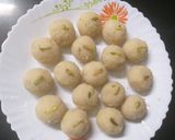 A picture of step 3 of COCONUT MILK BALLS...(nariyal ke laddu).