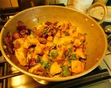 A picture of step 6 of Batata Bhaji(Potato curry).