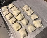 A picture of step 5 of Savory Puff Pastry Bites with Prosciutto and Prunes.