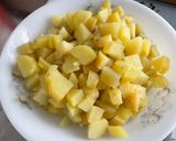 Une image de l'étape 7 de Salade de pommes de terre, chou blanc, oignon rouge et feta.