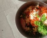 A picture of step 2 of Bitter gourd tikki.