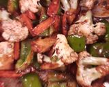 A picture of step 2 of Crispy vegetables.