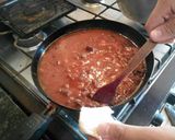 Foto del paso 7 de la receta: Sorrentinos mediterráneos con mi salsa de chorizos caseros y cabernet