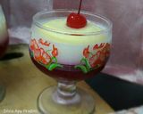 Foto langkah ke 9 dari resep Milky dragon fruit pudding with vanilla vla.