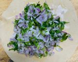 A picture of step 1 of Crispy Onion Paratha.