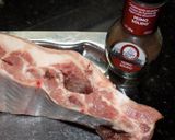 Foto del paso 5 de la receta: Asado, pechito y bondiola de cerdo a la parrilla saborizados