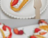 Foto langkah ke 6 dari resep Strawberry Omelette Bbang - Korean Omelette Cake.