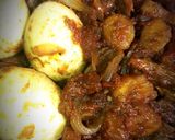 A picture of step 5 of Plantain and kpomo sauce.