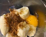 Une image de l'étape 4 de 67• 🥞 Petit-déj Express Galette Banane Flocons d’avoine et graines de Chia 🍌.