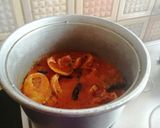 A picture of step 7 of Fish curry.