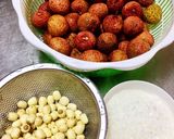 Hình bước làm 1 của món Chè Trái Vải Hạt Sen