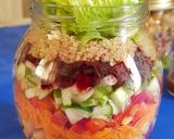 A picture of step 19 of Mason Jar Salad.