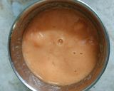 A picture of step 1 of Papaya Pina punch.
