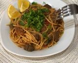 صورة لخطوة 3 من وصفة سباغيتي باللحمه وصوص الطماطم 🥩🍅🍝