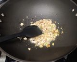 A picture of step 3 of Black rice dates halwa.